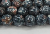 CRF333 15.5 inches 14mm round dyed rain flower stone beads wholesale