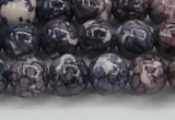 CRF339 15.5 inches 12mm round dyed rain flower stone beads wholesale