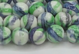 CRF390 15.5 inches 12mm round dyed rain flower stone beads wholesale