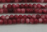 CRF439 15.5 inches 3mm round dyed rain flower stone beads wholesale