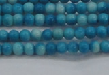 CRF440 15.5 inches 3mm round dyed rain flower stone beads wholesale