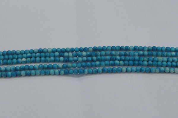 CRF440 15.5 inches 3mm round dyed rain flower stone beads wholesale