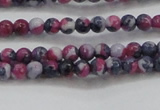 CRF447 15.5 inches 3mm round dyed rain flower stone beads wholesale