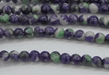 CRF448 15.5 inches 3mm round dyed rain flower stone beads wholesale