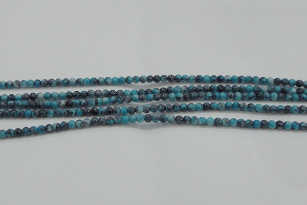 CRF452 15.5 inches 3mm round dyed rain flower stone beads wholesale