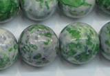 CRF50 15.5 inches 20mm round dyed rain flower stone beads wholesale