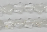 CRG08 15.5 inches 12*12mm star white crystal gemstone beads wholesale