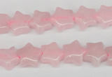 CRG11 15.5 inches 12*12mm star rose quartz gemstone beads wholesale