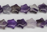 CRG12 15.5 inches 12*12mm star amethyst gemstone beads wholesale