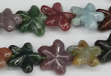 CRG24 15.5 inches 16*16mm star Indian agate gemstone beads wholesale