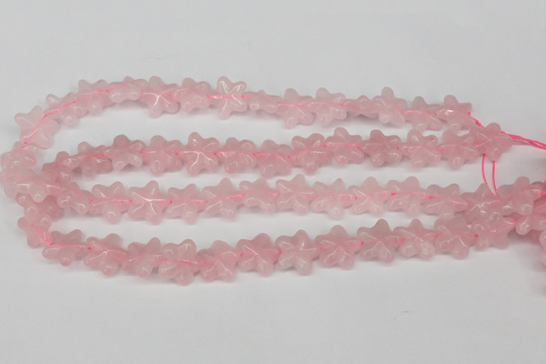 CRG25 15.5 inches 16*16mm star rose quartz gemstone beads wholesale