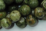 CRH100 15.5 inches 14mm round rhyolite beads wholesale