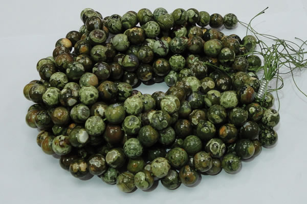 CRH100 15.5 inches 14mm round rhyolite beads wholesale