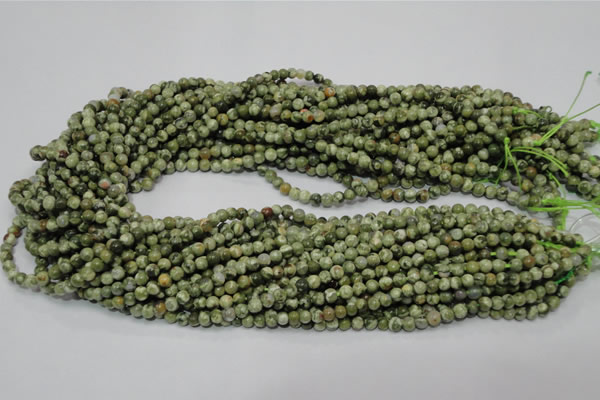 CRH110 15.5 inches 4mm round rhyolite gemstone beads wholesale