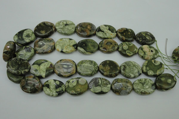 CRH149 15.5 inches 20*26mm freeform rhyolite gemstone beads