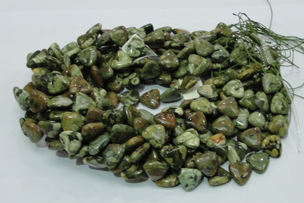 CRH32 15.5 inches 16*16mm triangle rhyolite beads wholesale