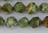 CRH543 15.5 inches 10mm faceted nuggets rhyolite beads wholesale