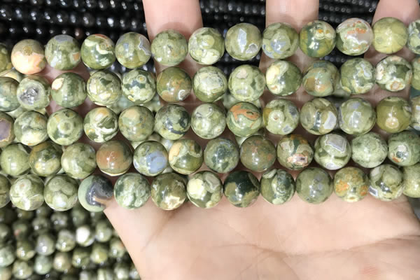 CRH573 15.5 inches 10mm round rhyolite gemstone beads wholesale