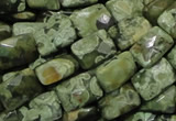 CRH79 15.5 inches 13*18mm faceted rectangle rhyolite beads wholesale