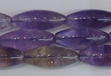 CRI100 15.5 inches 12*30mm rice natural ametrine gemstone beads