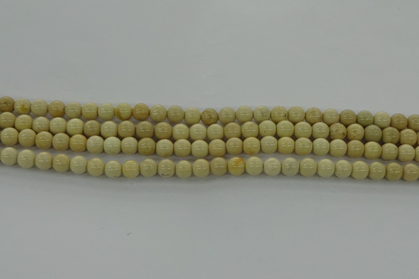 CRI200 15.5 inches 4mm round riverstone beads wholesale