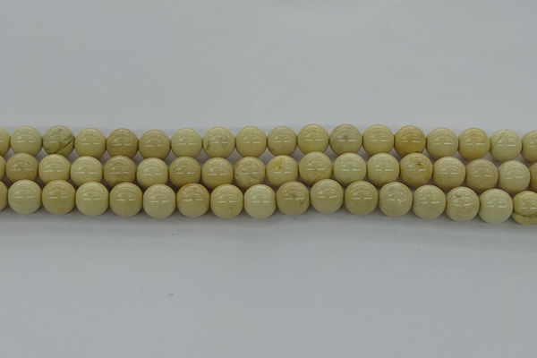 CRI203 15.5 inches 10mm round riverstone beads wholesale