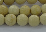 CRI214 15.5 inches 12mm faceted round riverstone beads wholesale