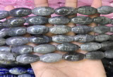 CRI305 15.5 inches 10*25mm rice labradorite beads wholesale