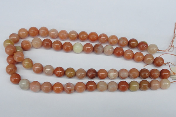 CRJ203 15.5 inches 12mm round natural red jade gemstone beads