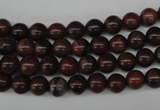 CRO05 15.5 inches 6mm round red picture jasper beads wholesale