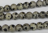 CRO101 15.5 inches 8mm round dalmatian jasper beads wholesale