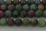 CRO1111 15.5 inches 6mm round ruby apatrite beads wholesale