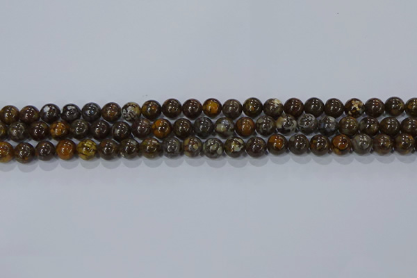 CRO1171 15.5 inches 6mm round fire lace opal gemstone beads