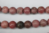 CRO127 15.5 inches 8mm round rhodochrosite beads wholesale