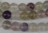 CRO135 15.5 inches 9mm round fluorite gemstone beads wholesale