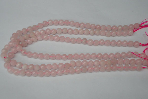 CRO145 15.5 inches 8mm round rose quartz beads wholesale