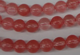 CRO157 15.5 inches 8mm round cherry quartz beads wholesale