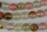 CRO158 15.5 inches 8mm round volcano cherry quartz beads wholesale