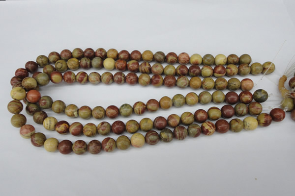 CRO192 15.5 inches 10mm round rainbow jasper beads wholesale