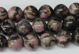 CRO225 15.5 inches 10mm round rhodonite gemstone beads wholesale