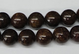 CRO230 15.5 inches 10mm round bronzite gemstone beads wholesale