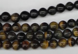 CRO27 15.5 inches 6mm round blue tiger eye beads wholesale