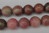 CRO285 15.5 inches 12mm round rhodochrosite beads wholesale