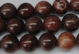 CRO296 15.5 inches 12mm round red picture jasper beads wholesale