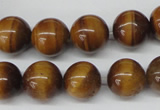 CRO299 15.5 inches 12mm round yellow tiger eye beads wholesale