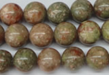 CRO307 15.5 inches 12mm round Chinese unakite beads wholesale