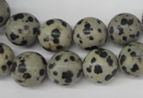 CRO320 15.5 inches 12mm round dalmatian jasper beads wholesale