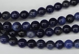 CRO34 15.5 inches 6mm round sodalite gemstone beads wholesale