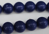 CRO345 15.5 inches 12mm round synthetic lapis lazuli beads wholesale