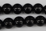 CRO353 15.5 inches 12mm round blackstone beads wholesale